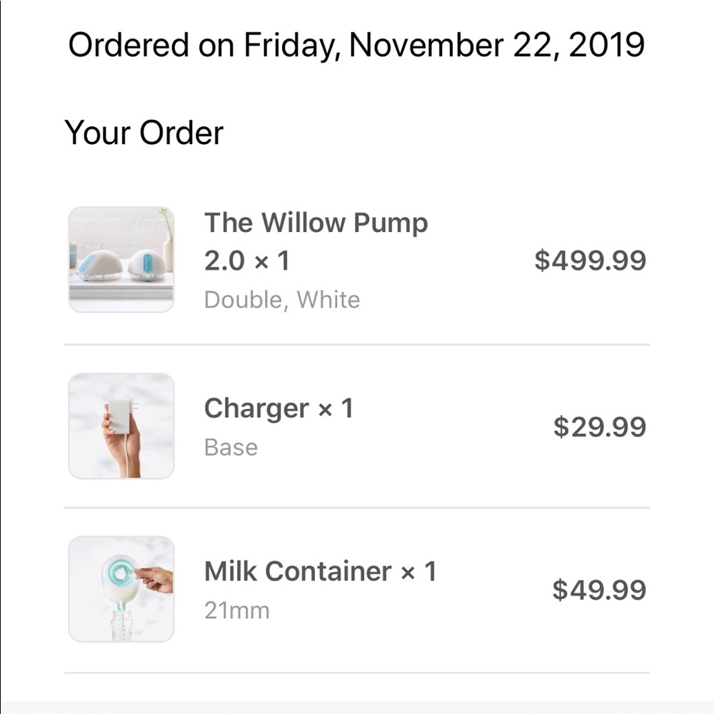 Willow pump + Extras